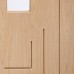 Altino Pre-Finished Internal Oak Door with Clear Glass